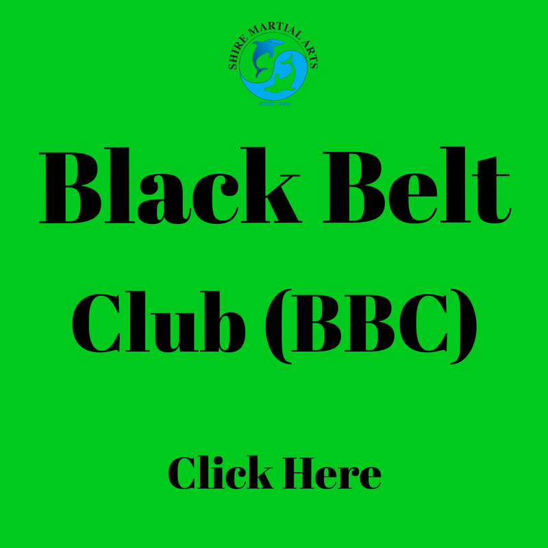 Shire Martial Arts Black Belt Club program Graphic