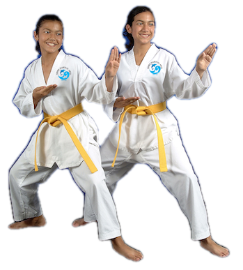 SMA kid Taekwondo pose