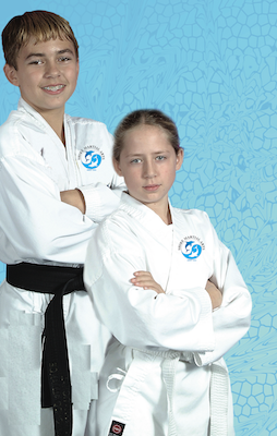 Shire Martial Arts teens pose